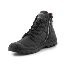 Dygsniuoti auliniai batai Palladium Pampa Re-Quilted, juodi