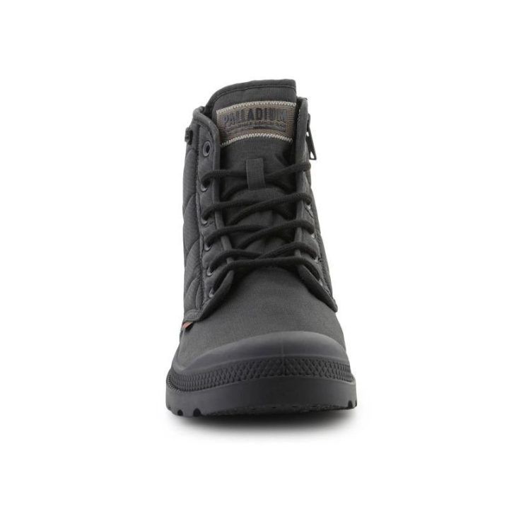 Dygsniuoti auliniai batai Palladium Pampa Re-Quilted, juodi