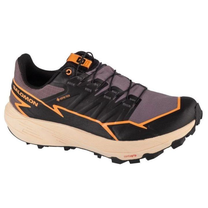 Moteriški bekelės bėgimo bateliai Salomon Thundercross GTX, pilki