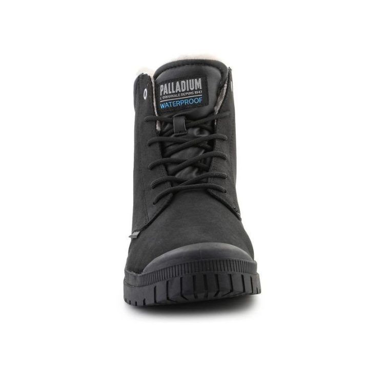 Moteriški ir vyriški auliniai batai Palladium SP20 Cuff Leather Waterproof WL, juodi