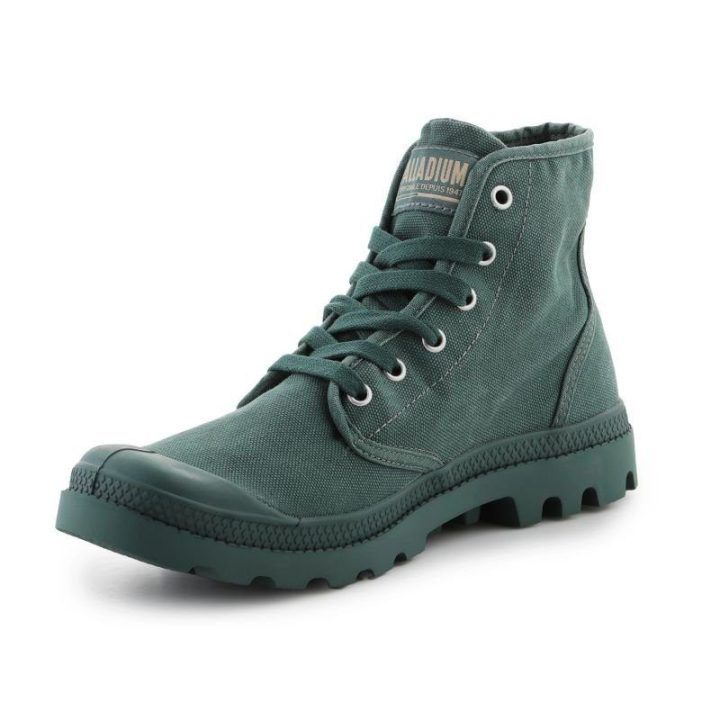 Vyriški sportbačiai aukštu auliuku Palladium Pampa Hi, žali
