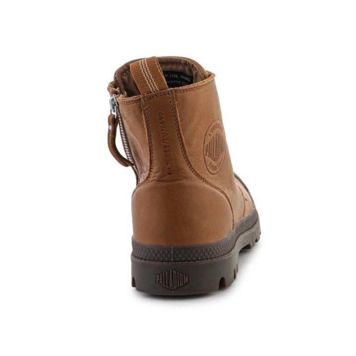 Uniseks odiniai auliniai batai Palladium Pampa Zip Lth Ess, rudi