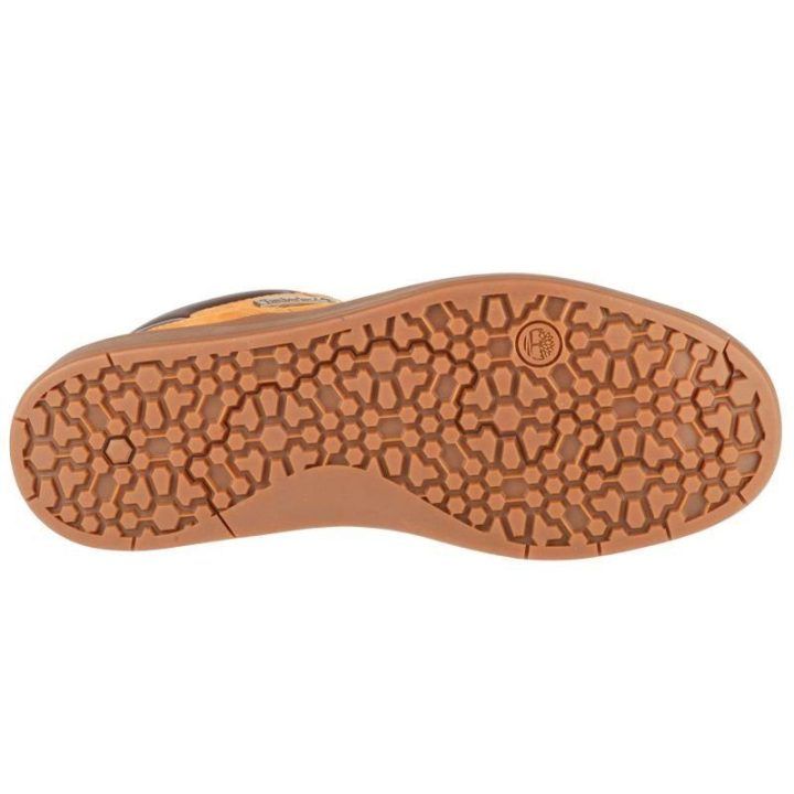 Vyriški nubukiniai sportbačiai Timberland Davis Square Mid, geltoni