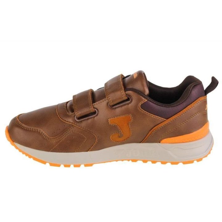 Vaikiški žemo profilio batai su lipukais Joma 800, rudi