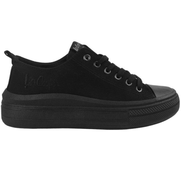 Moteriški laisvalaikio batai su raišteliais Lee Cooper, juodi