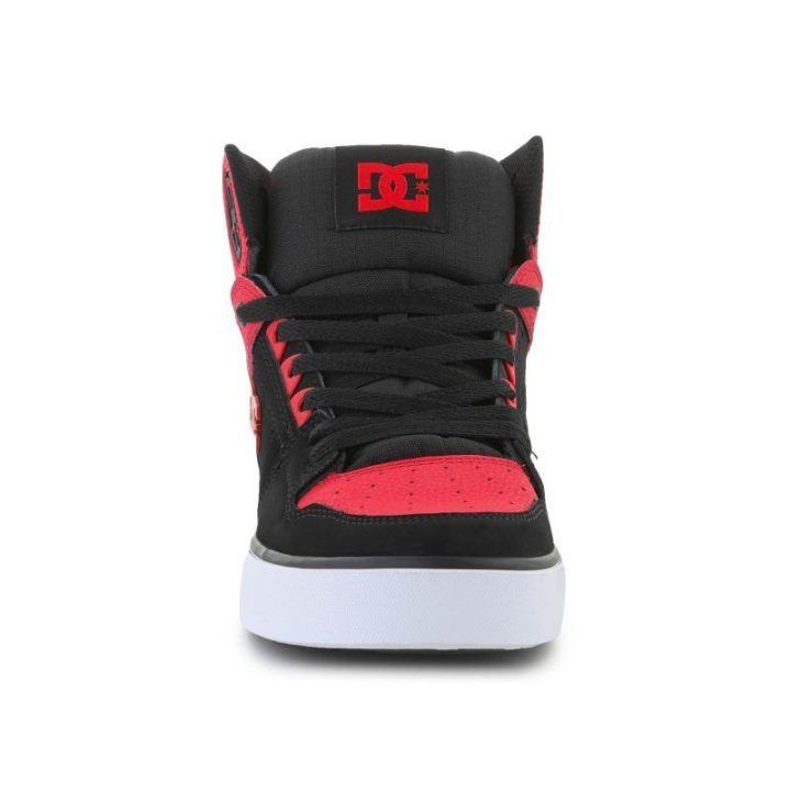 Vyriški sportbačiai aukštu auliuku DC Pure High Top, juodi ir raudoni
