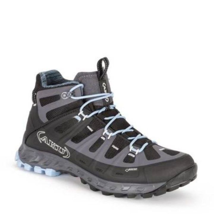 Moteriški žygio batai vidutiniu aulu AKU Selvatica GTX, juodi