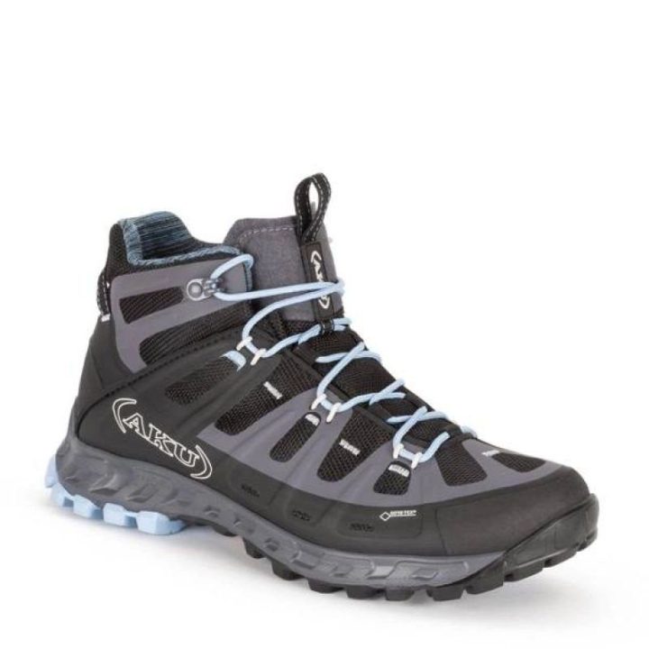 Moteriški žygio batai vidutiniu aulu AKU Selvatica GTX, juodi