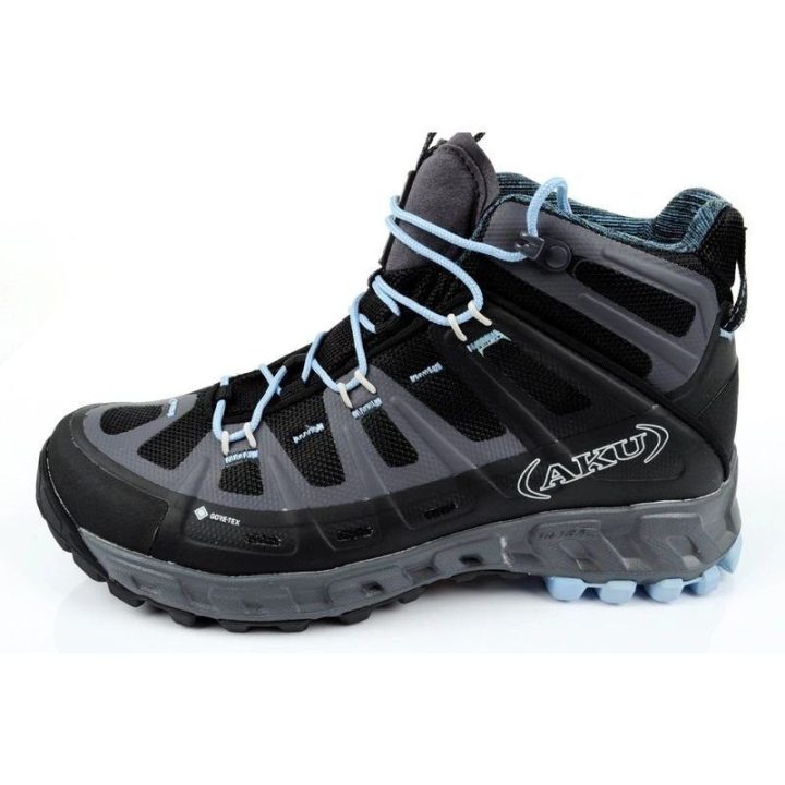 Moteriški žygio batai vidutiniu aulu AKU Selvatica GTX, juodi