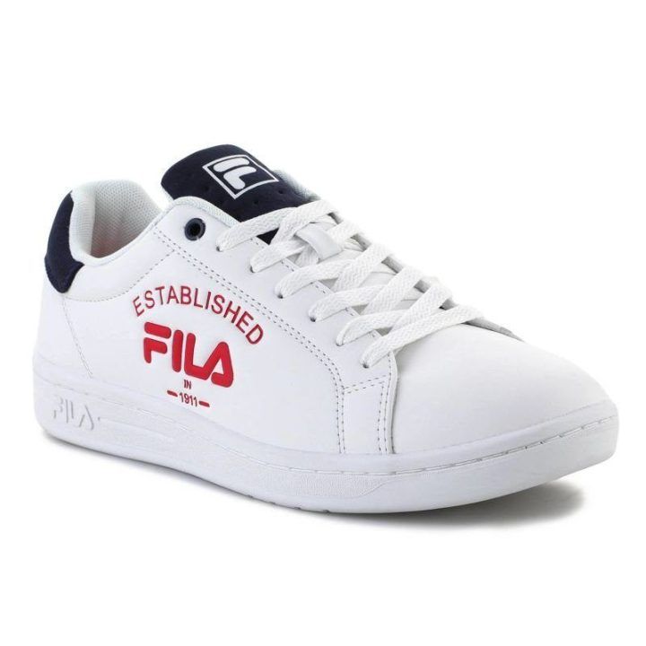 Vyriški žemo profilio sportbačiai FILA Crosscourt 2 NT Logo, balti