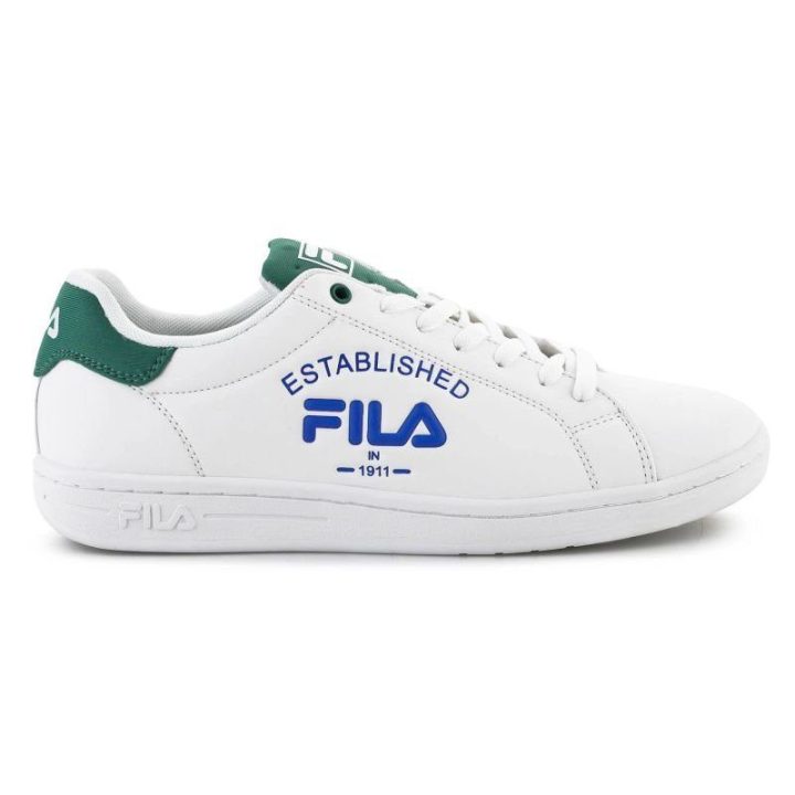 Vyriški sportbačiai su raišteliais FILA Crosscourt 2 NT Logo, balti