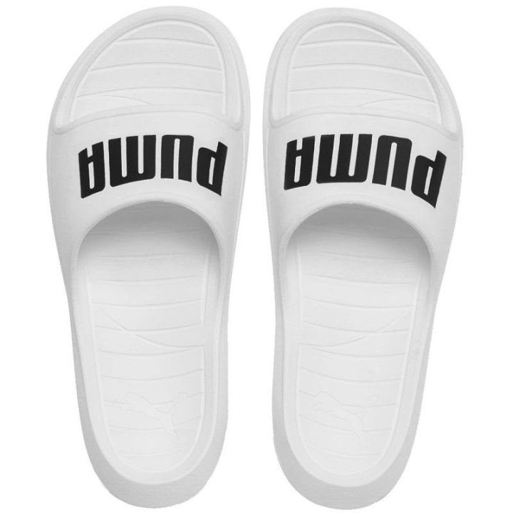 Moteriškos šlepetės Puma Divecat v2 Lite, baltos