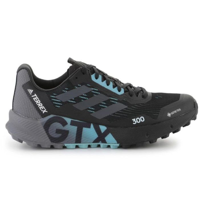Vyriški bėgimo bekele bateliai adidas Terrex Agravic Flow 2 GTX, juodi