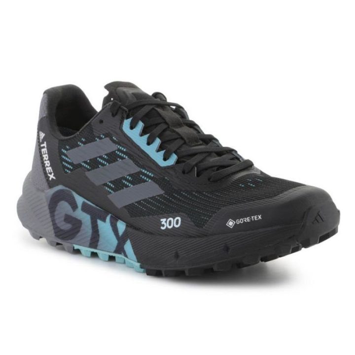 Vyriški bėgimo bekele bateliai adidas Terrex Agravic Flow 2 GTX, juodi