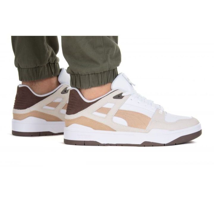 Vyriški sportbačiai Puma Slipstream Cord, balti ir rudi