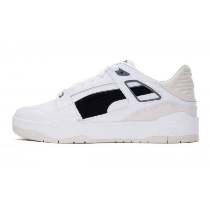Vyriški žemo profilio sportbačiai Puma Slipstream Suede, balti