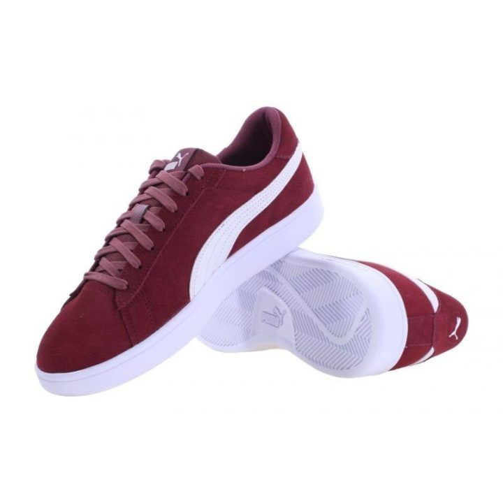 Uniseks žemo profilio sportbačiai Puma Smash 3.0 L, bordo
