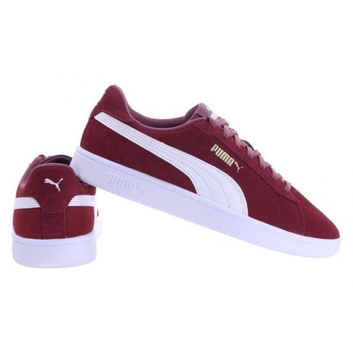 Uniseks žemo profilio sportbačiai Puma Smash 3.0 L, bordo