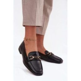 Moteriški loaferiai su žemu kulnu Step in Style, juodi