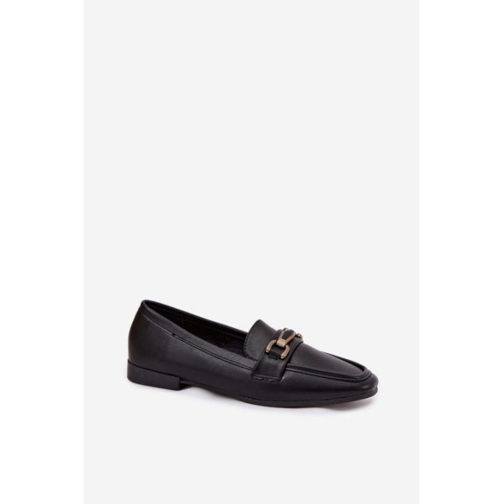 Moteriški loaferiai su žemu kulnu Step in Style, juodi