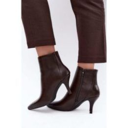 Moteriški pašiltinti aulinukai Step in style su užtrauktuku, rudi