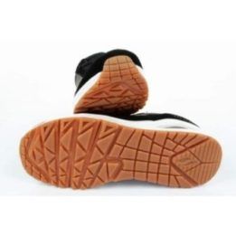 Moteriški sportbačiai su 6 cm kulnu Skechers Uno-Solid Air, juodi