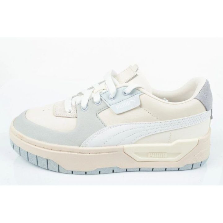 Moteriški sportbačiai su 3,5 cm platforma Puma Cali Dream, balti