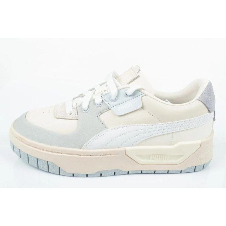 Moteriški sportbačiai su 3,5 cm platforma Puma Cali Dream, balti