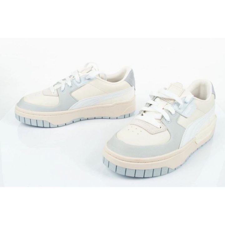 Moteriški sportbačiai su 3,5 cm platforma Puma Cali Dream, balti