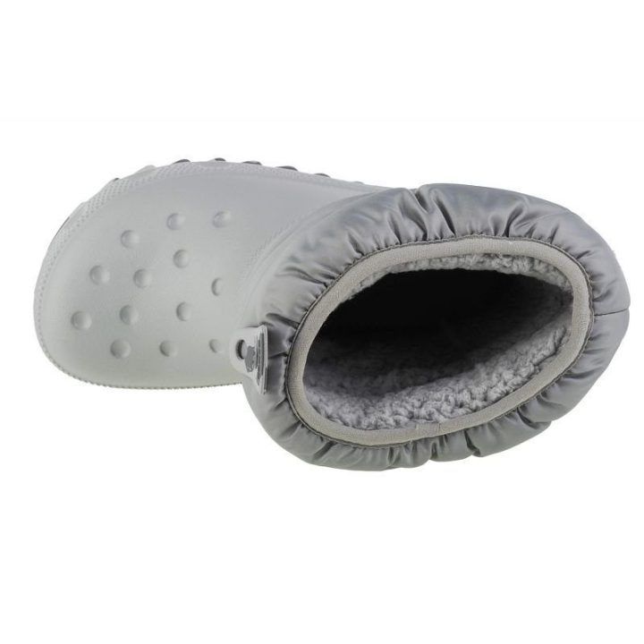 Vaikiški sniego batai Crocs Classic Neo Puff, pilki