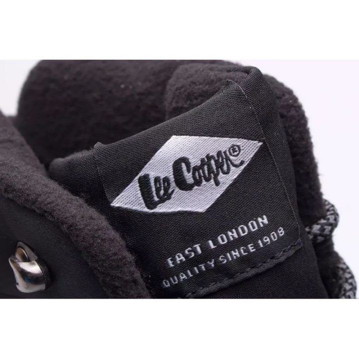 Vyriški auliniai batai su raišteliais Lee Cooper, juodi