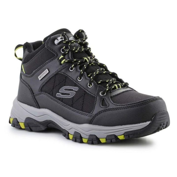 Vyriški bėgimo bekele bateliai Skechers Melano, juodi
