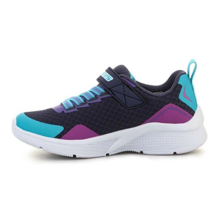 Vaikiški sportbačiai su lipuku Skechers, tamsiai mėlyni