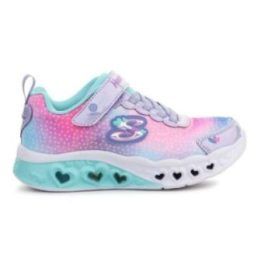 Sportbačiai mergaitėms Skechers Heart Lights, rožiniai