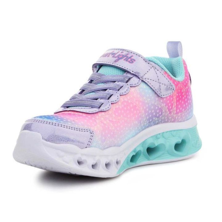 Sportbačiai mergaitėms Skechers Heart Lights, rožiniai