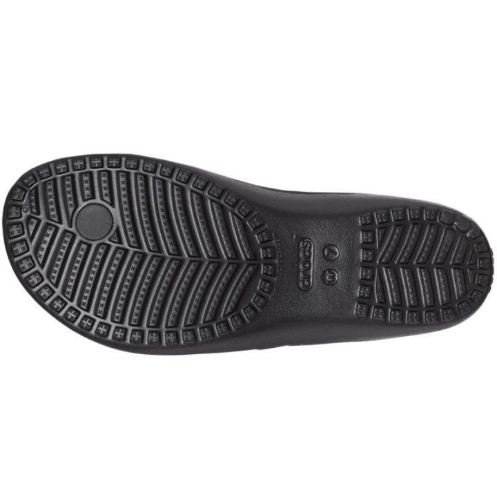 Moteriškos šlepetės per pirštą Crocs Kadee II Flip, juodos