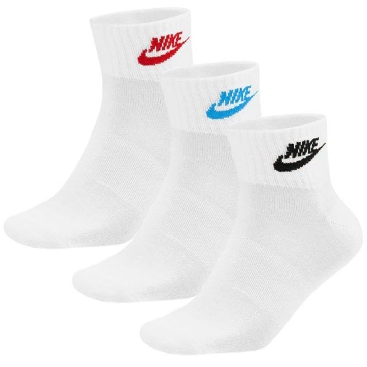 Kojinės su frotiniu audiniu Nike NSW Everyday Essential, 3 poros, baltos