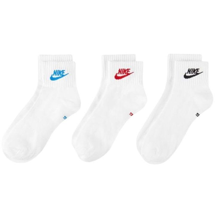 Kojinės su frotiniu audiniu Nike NSW Everyday Essential, 3 poros, baltos