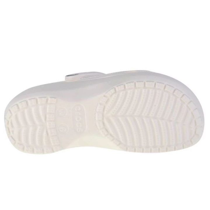 Moteriškos klumpės su paaukštintu padu Crocs Classic Platform, baltos