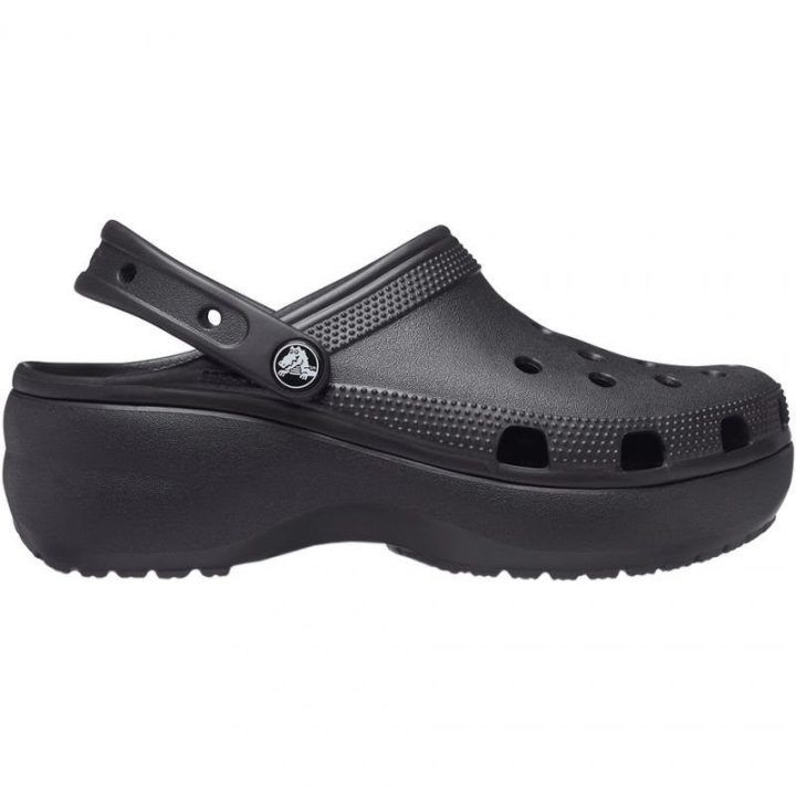 Moteriškos klumpės su platforma Crocs Classic Platform, juodos
