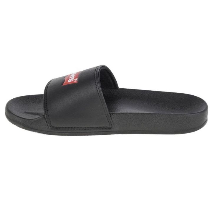 Moteriškos šlepetės Levi's June Batwing, juodos