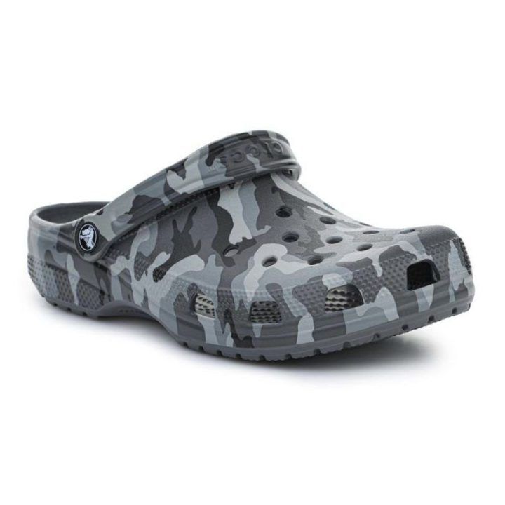 Vyriškos klumpės Crocs Classic Printed Camo, juodos
