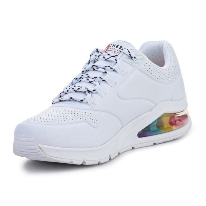Moteriški sportbačiai Skechers Uno 2 - Floating Love, balti