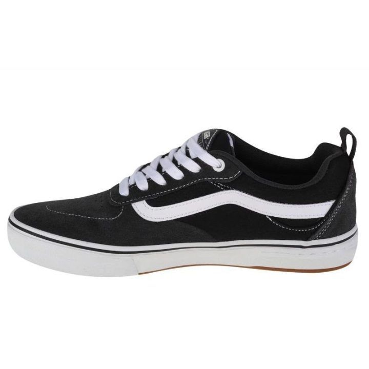 Batai žemu profiliu su raišteliais Vans Twill Kyle Walker, juodi