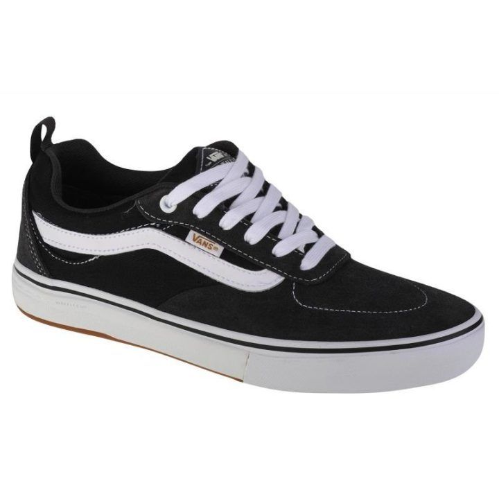 Batai žemu profiliu su raišteliais Vans Twill Kyle Walker, juodi