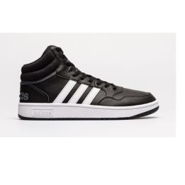 Vyriški sportbačiai aukštu auliuku adidas Hoops 3.0 Mid, juodi