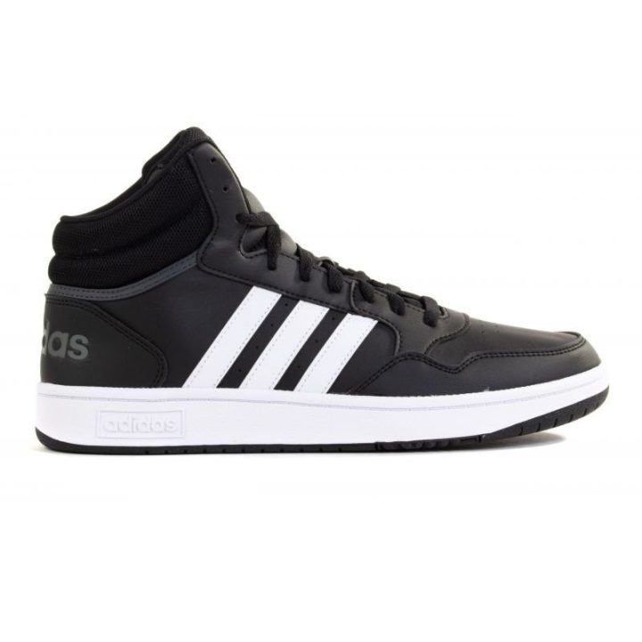 Vyriški sportbačiai aukštu auliuku adidas Hoops 3.0 Mid, juodi
