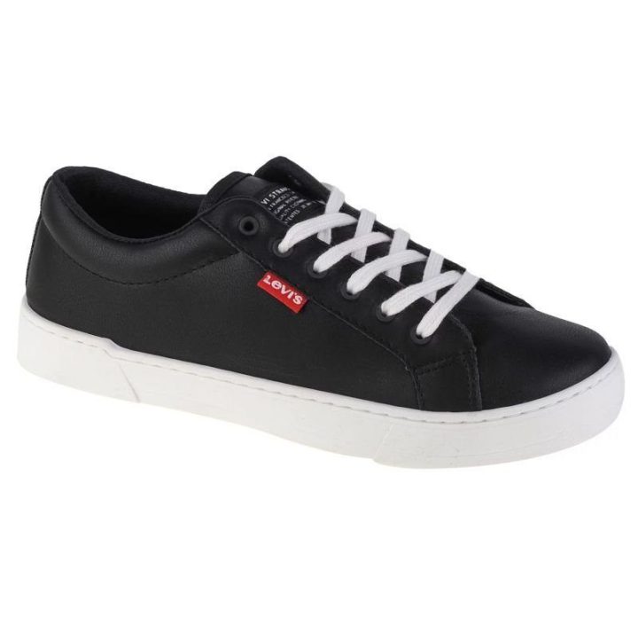 Moteriški sportbačiai su raišteliais Levi's Malibu 2.0, juodi