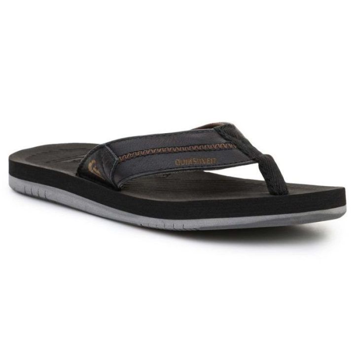 Vyriškos šlepetės per pirštą Quiksilver Coastal Oasis Deluxe, juodos