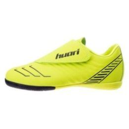 Vaikiški futbolo bateliai salei su lipuku Huari Pallo, geltoni